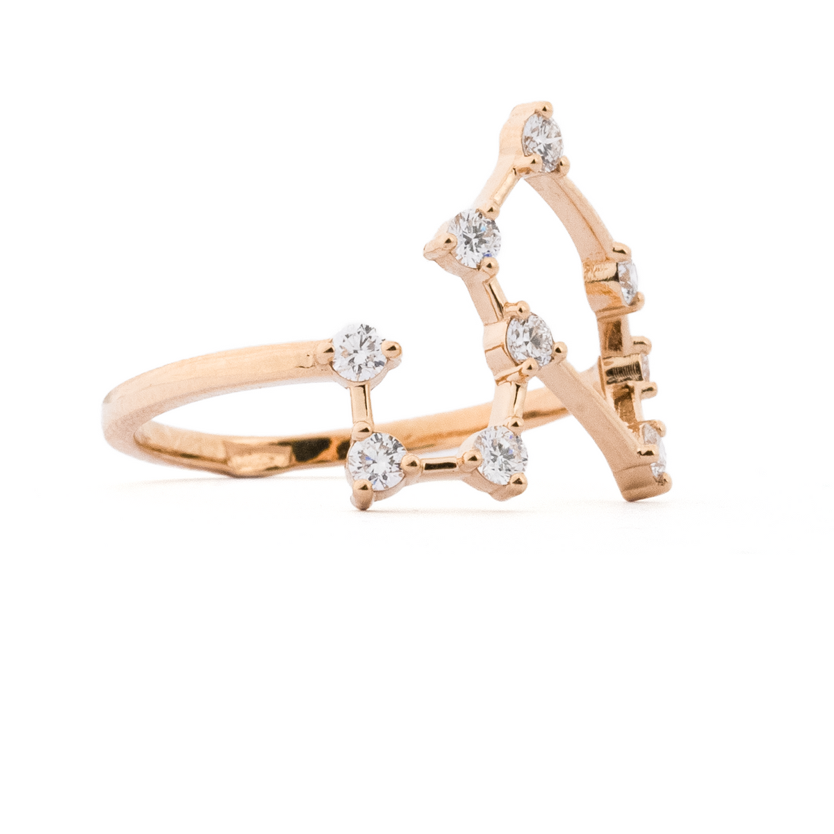 Leo Constellation Ring